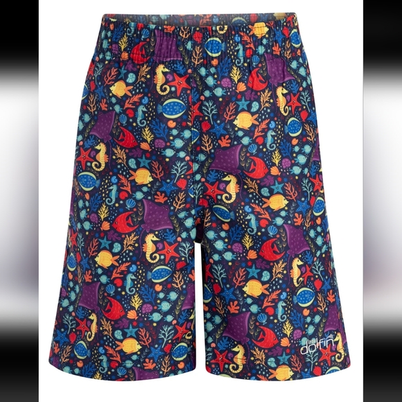 Sea Life Swim Trunks - Picture 1 of 11
